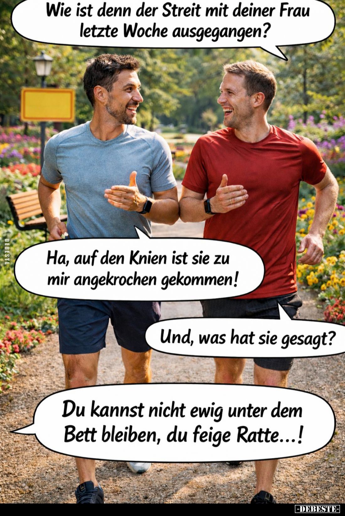 Wie ist denn der Streit mit deiner Frau... - Lustige Bilder | DEBESTE.de