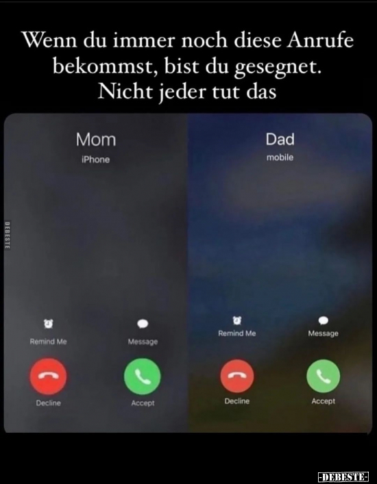 Wenn du immer noch diese Anrufe bekommst, bist du gesegnet.. - Lustige Bilder | DEBESTE.de