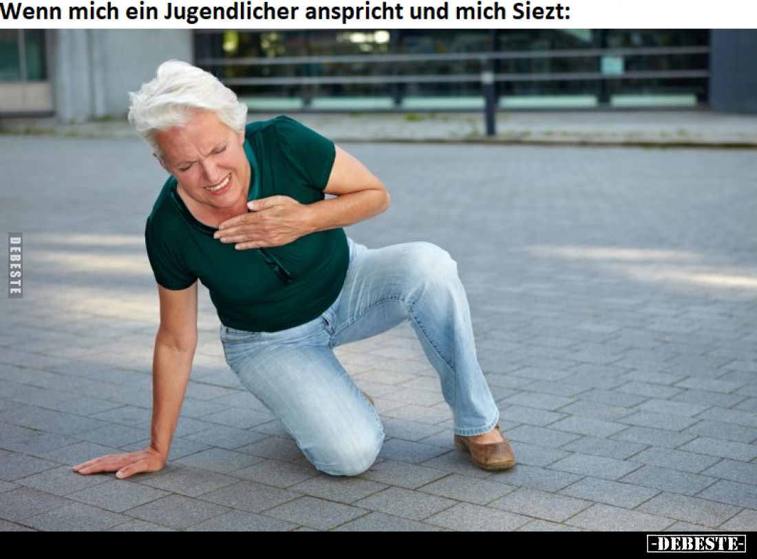 Wenn mich ein Jugendlicher anspricht und mich Siezt: