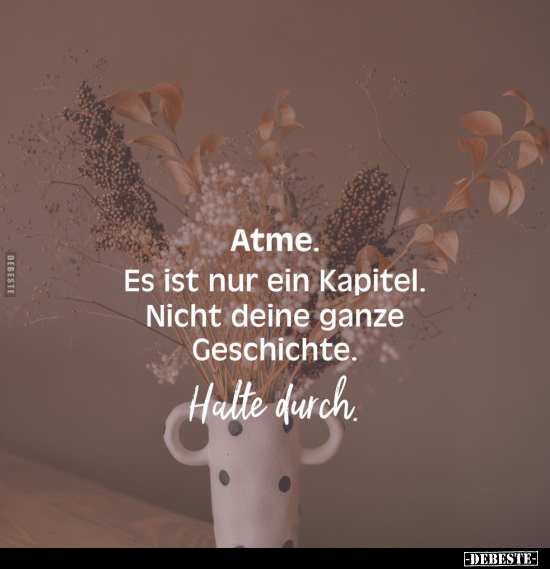 Atme. Es ist nur ein Kapitel.. - Lustige Bilder | DEBESTE.de