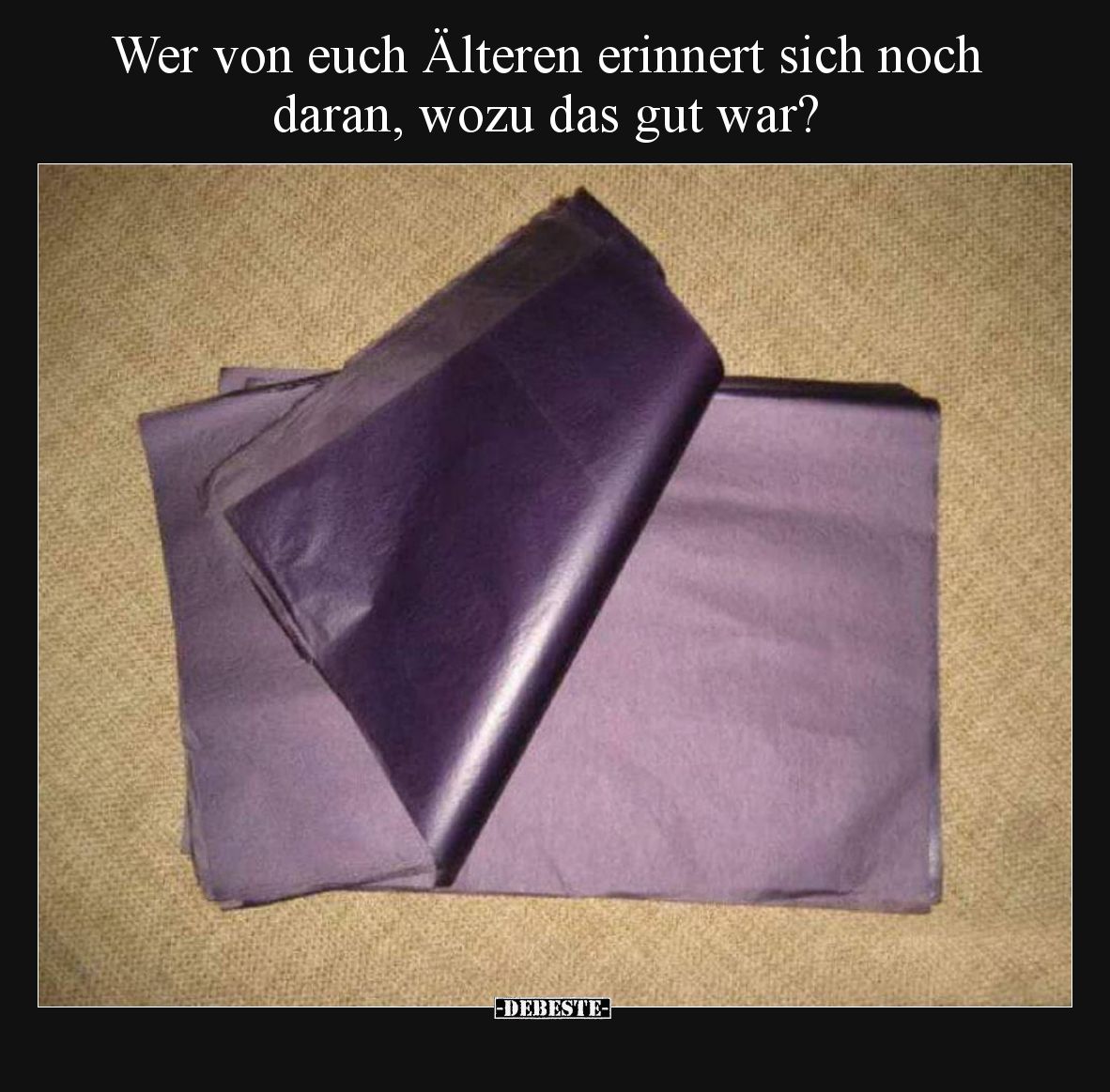 Wer von euch Älteren erinnert sich noch daran, wozu das gut.. - Lustige Bilder | DEBESTE.de