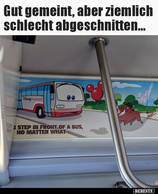 Gut gemeint, aber ziemlich schlecht abgeschnitten... - Lustige Bilder | DEBESTE.de