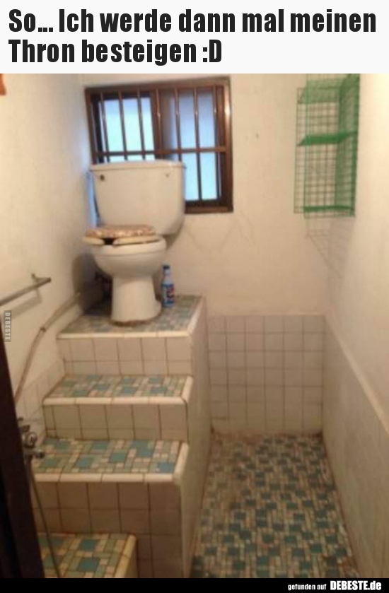 So... Ich werde dann mal meinen Thron besteigen :D