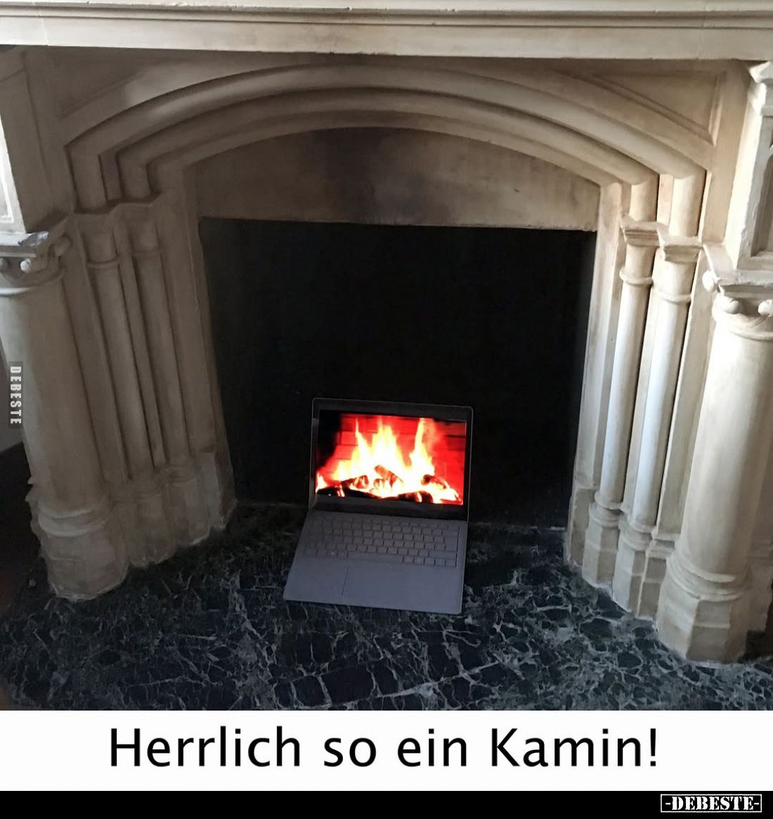 Herrlich so ein Kamin!