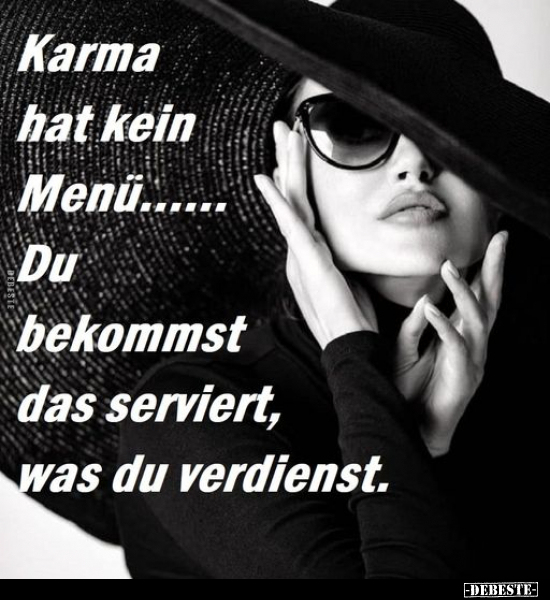 Karma hat kein Menü.. - Lustige Bilder | DEBESTE.de