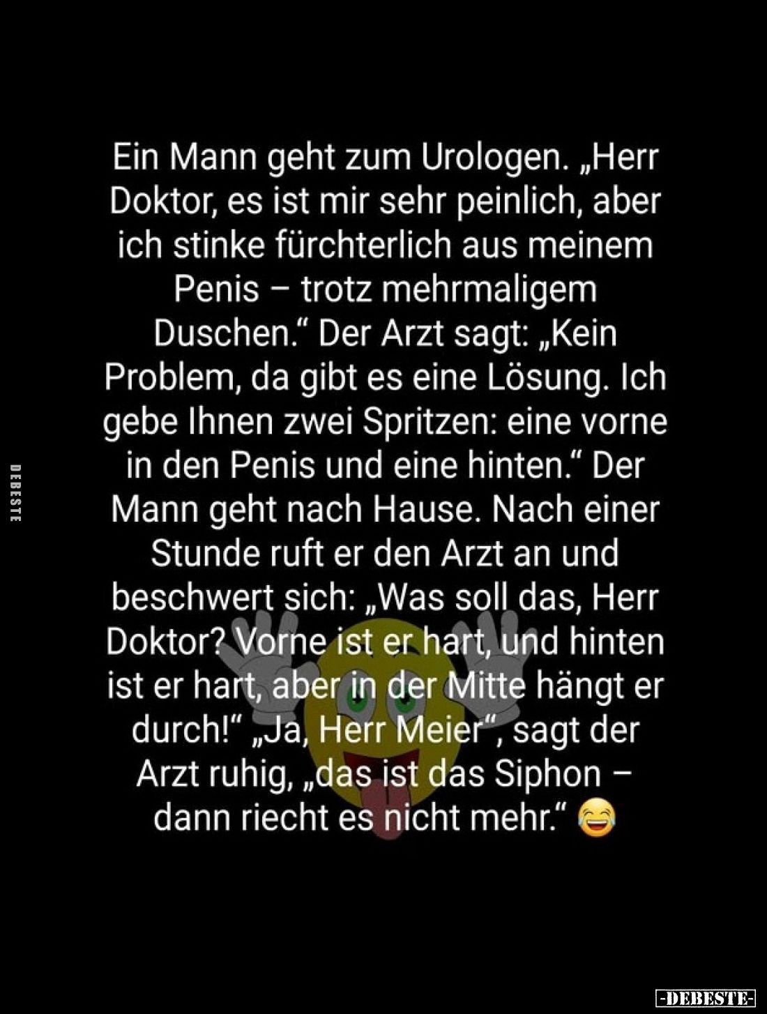 Ein Mann geht zum Urologen.. - Lustige Bilder | DEBESTE.de