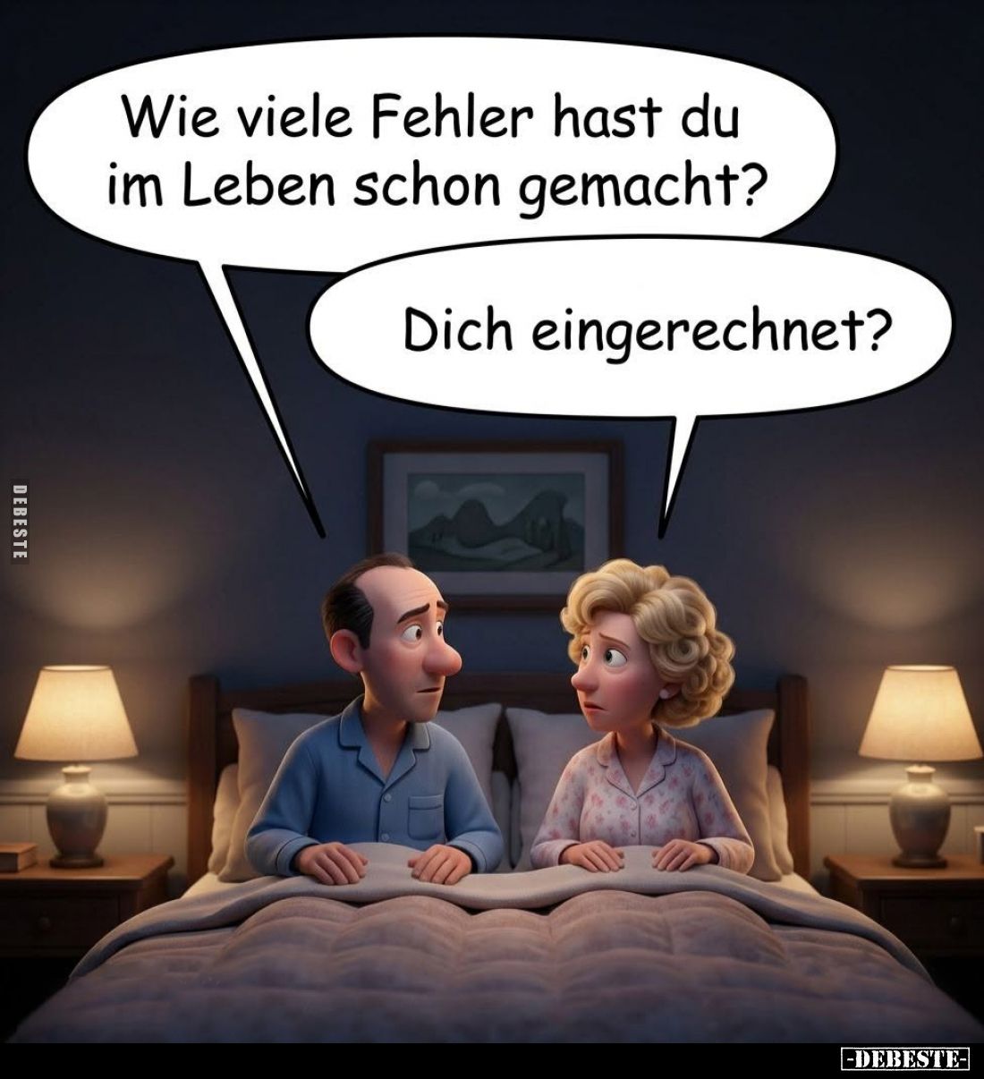 Wie viele Fehler hast du im Leben schon gemacht? -
Dich eingerechnet?