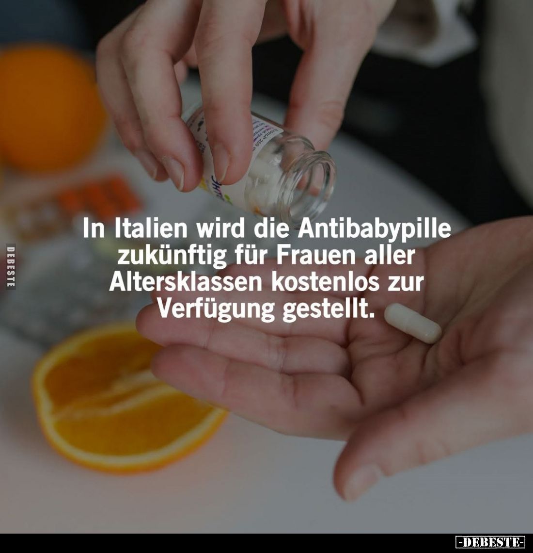 In Italien wird die Antibabypille zukünftig für Frauen aller Altersklassen kostenlos zur Verfügung gestellt.
