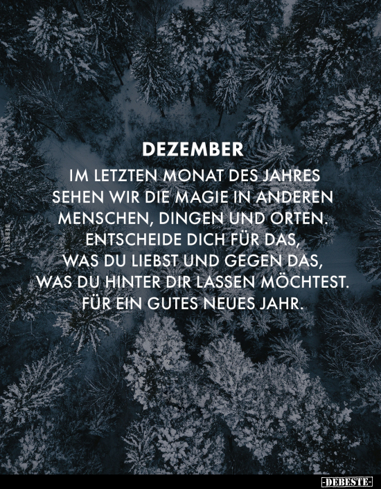 Dezember: im letzten Monat des Jahres sehen wir die Magie.. - Lustige Bilder | DEBESTE.de