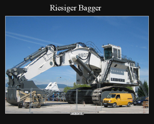 Riesiger Bagger.. - Lustige Bilder | DEBESTE.de