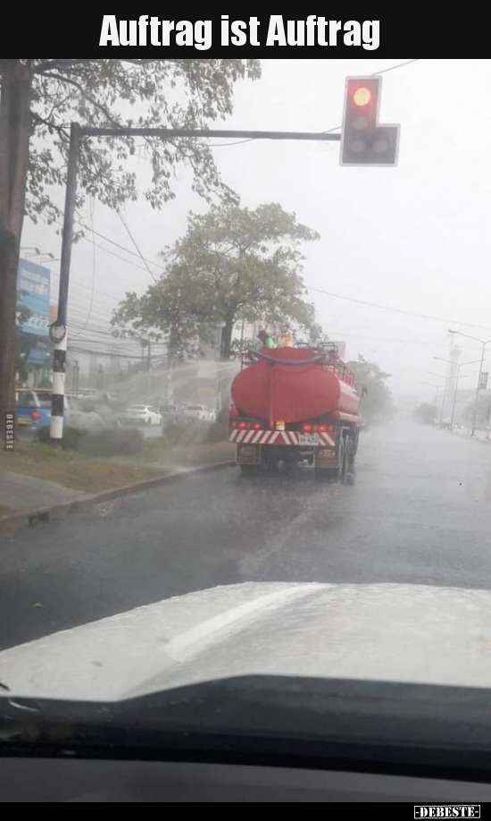 Auftrag ist Auftrag..