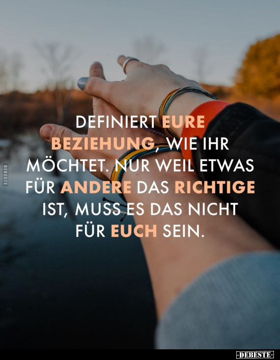 Definiert eure Beziehung, wie ihr möchtet.. - Lustige Bilder | DEBESTE.de