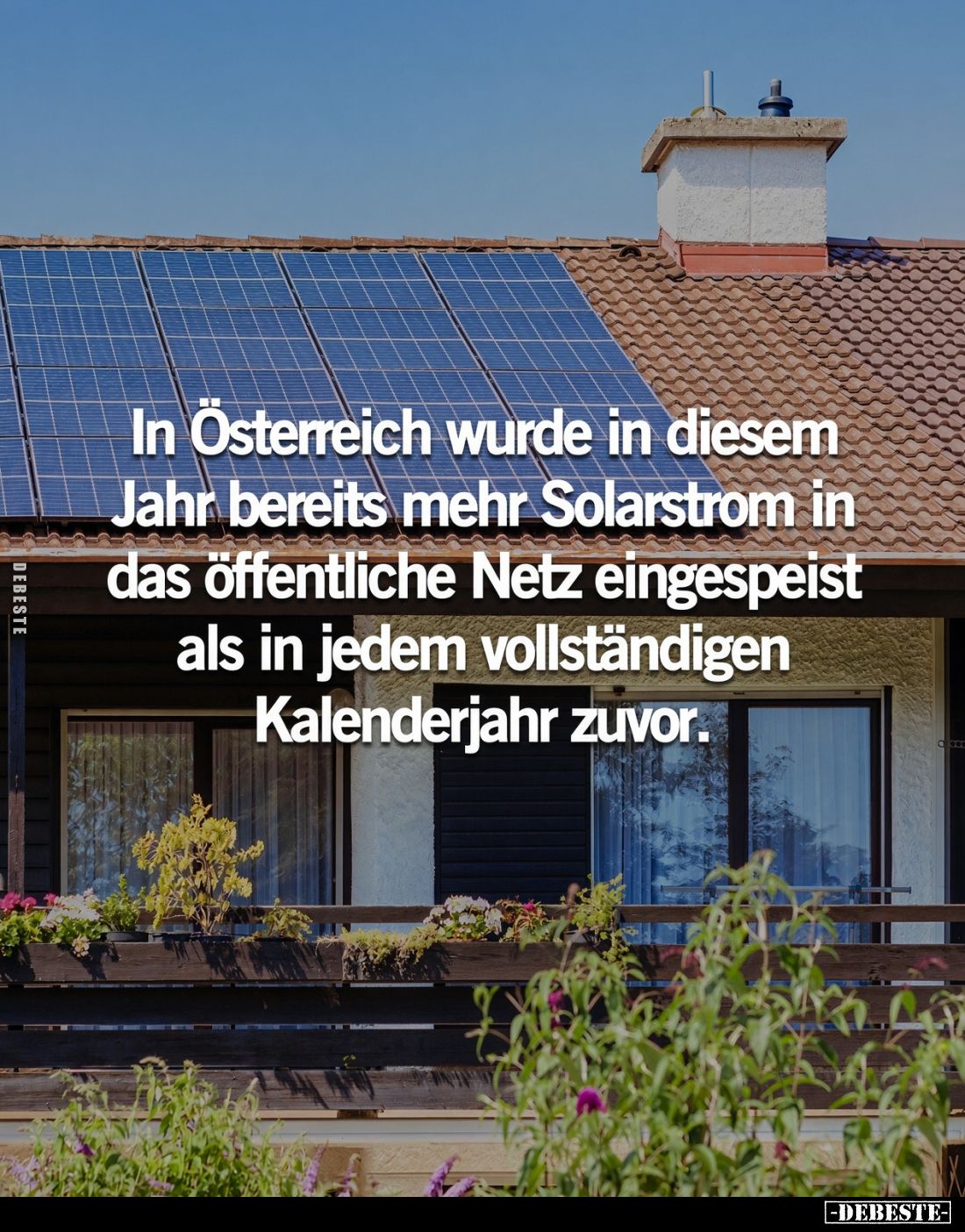 In Österreich wurde in diesem Jahr bereits mehr Solarstrom in das öffentliche Netz eingespeist als in jedem vollständigen Kal...