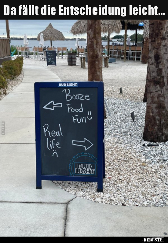 Da fällt die Entscheidung leicht...