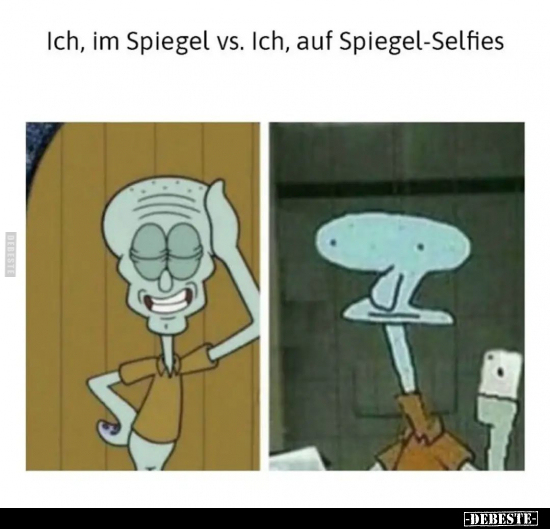 Ich, im Spiegel vs. Ich, auf Spiegel-Selfies.. - Lustige Bilder | DEBESTE.de