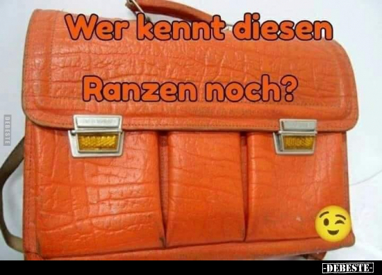 Wer kennt diesen
Ranzen noch?