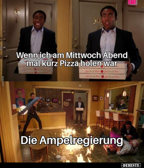 Wenn ich am Mittwoch Abend mal kurz Pizza holen war.. - Lustige Bilder | DEBESTE.de