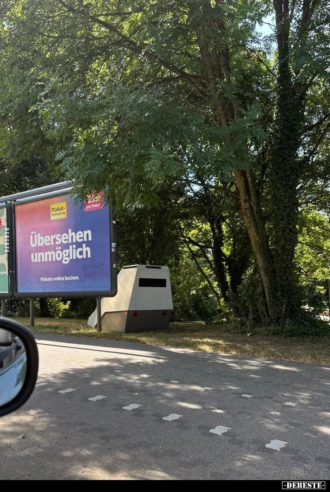 Übersehen unmöglich...
