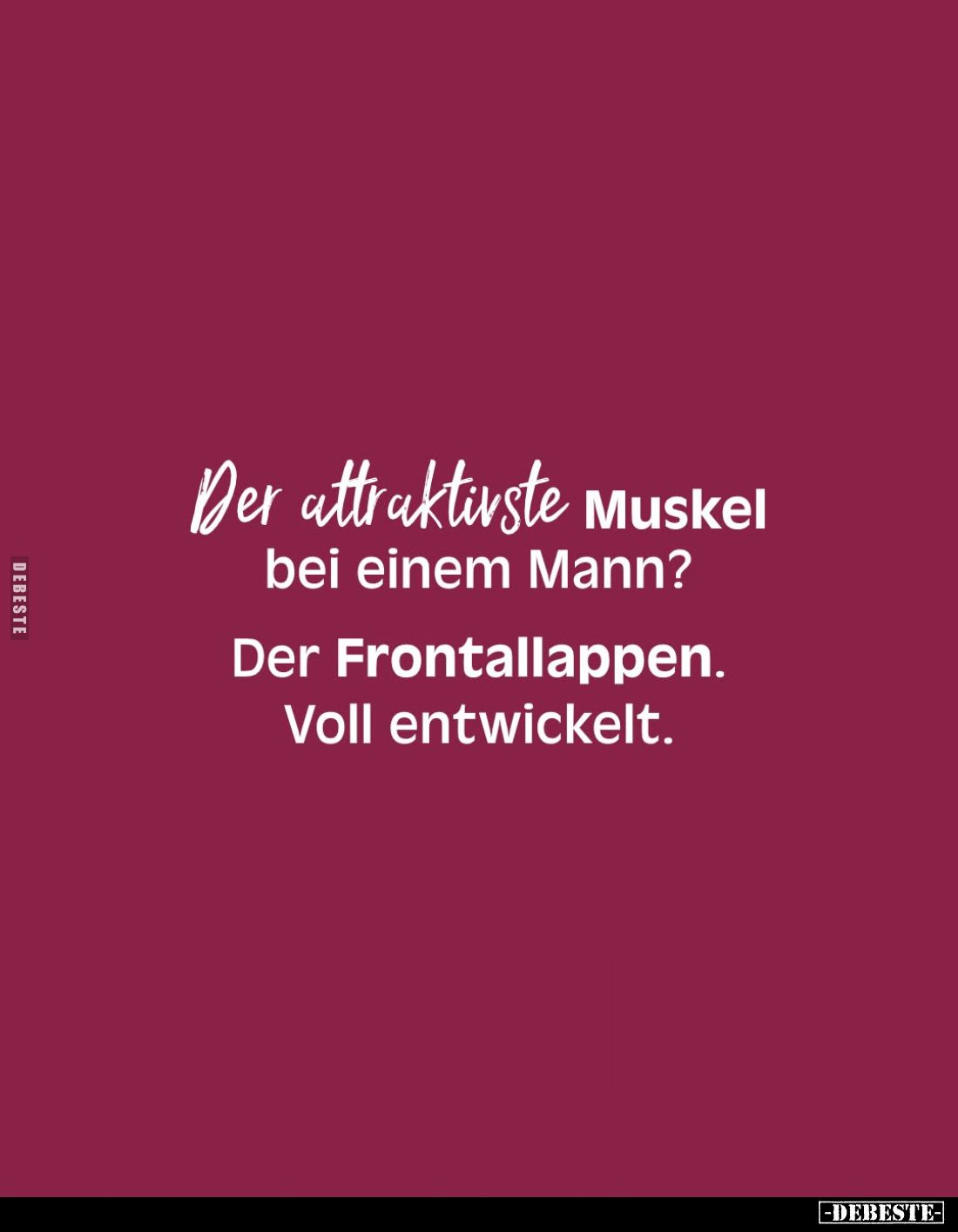 Der attraktivste Muskel bei einem Mann?.. - Lustige Bilder | DEBESTE.de