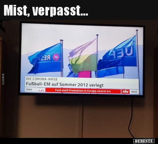 Mist, verpasst...