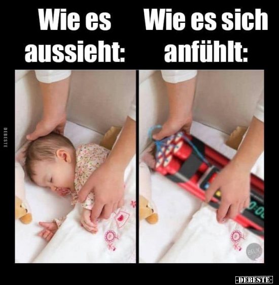 Wie es aussieht / Wie es sich anfühlt..