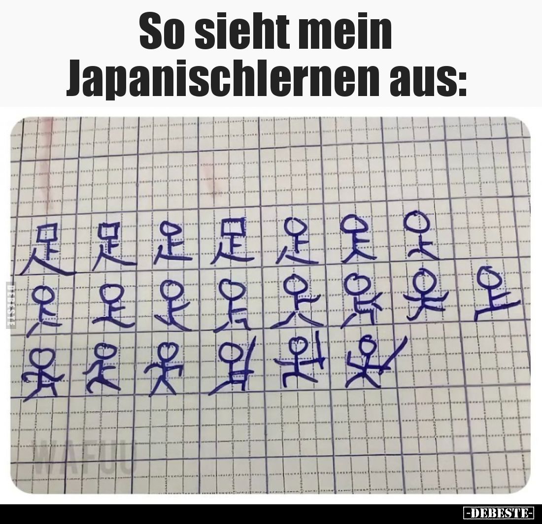 So sieht mein Japanischlernen aus: