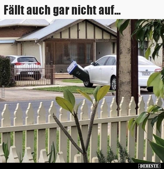 Fällt auch gar nicht auf...