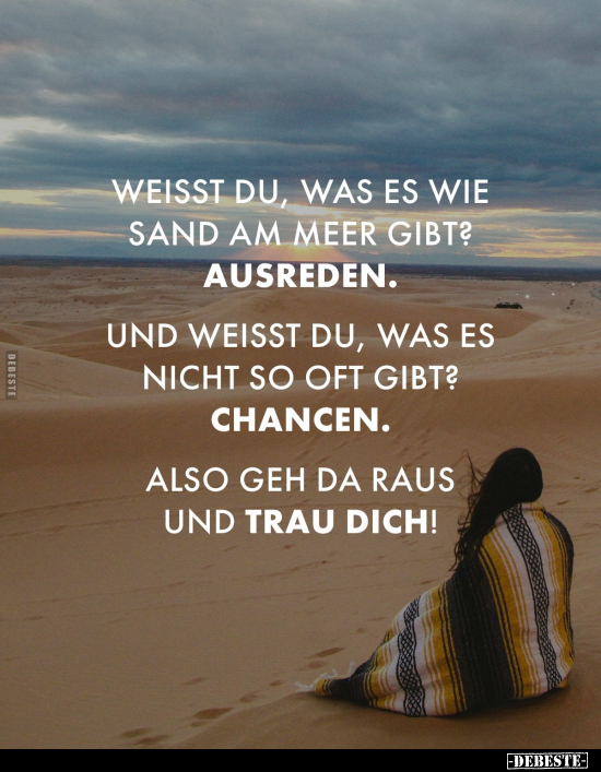 Weisst du, was es wie Sand am Meer gibt?.. - Lustige Bilder | DEBESTE.de