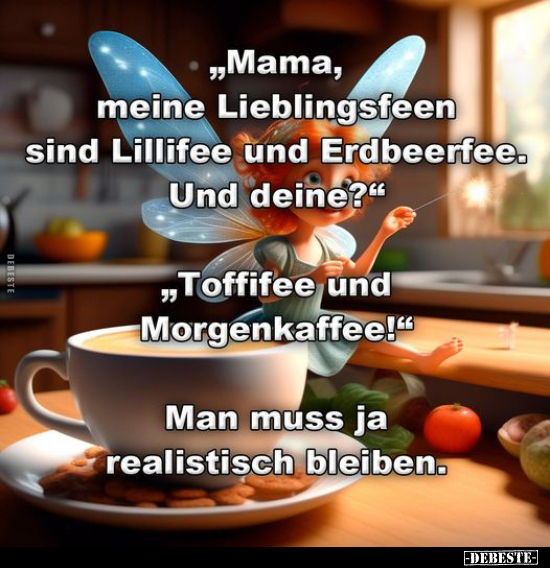 "Mama, meine Lieblingsfeen sind Lillifee und Erdbeerfee..." - Lustige Bilder | DEBESTE.de