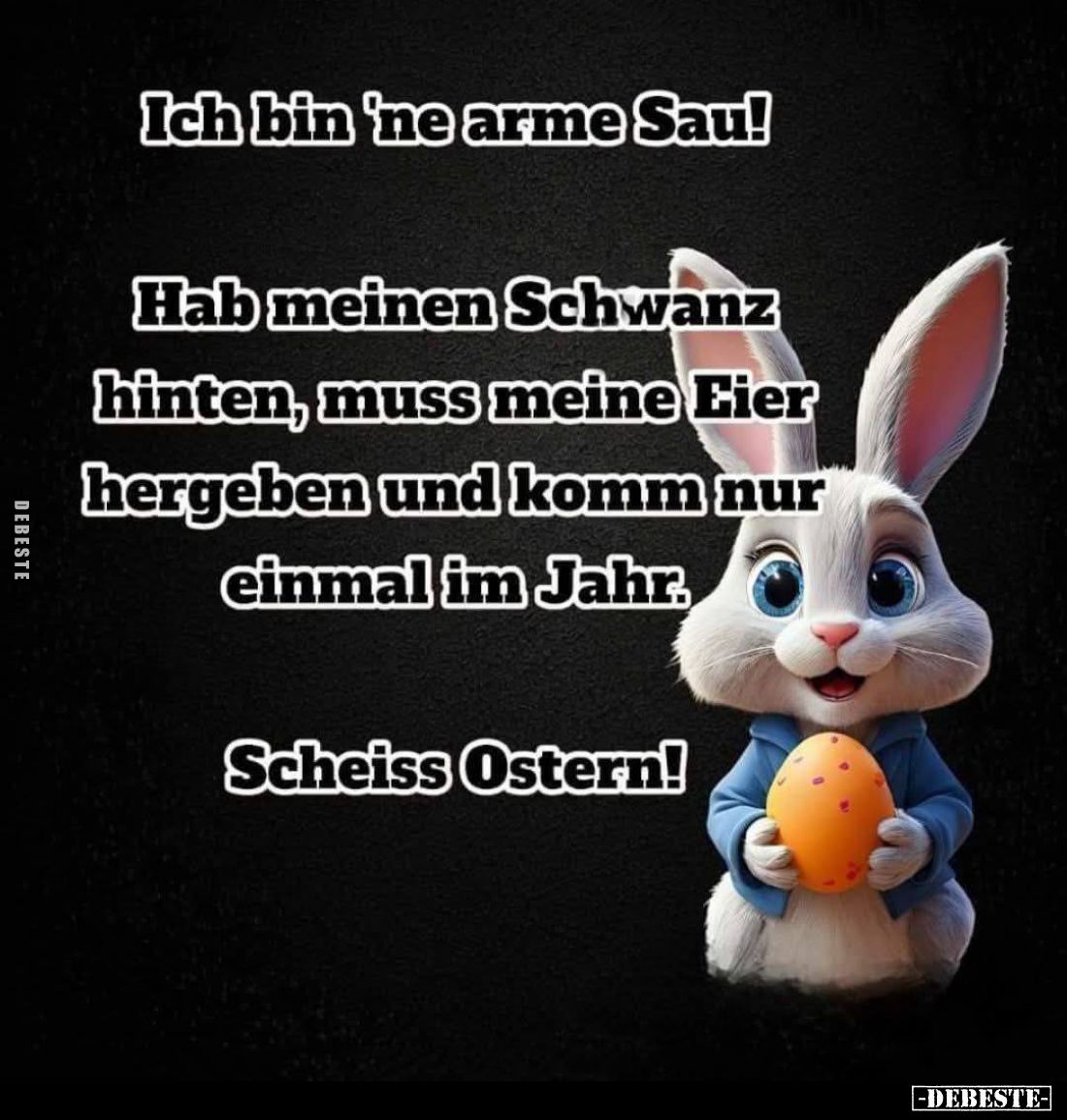 Ich bin 'ne arme Sau!... - Lustige Bilder | DEBESTE.de