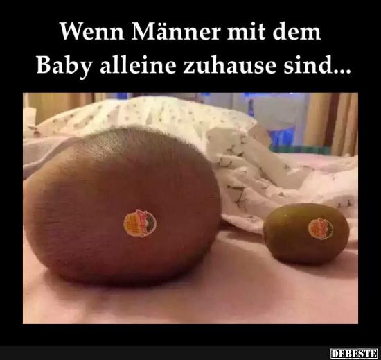 Wenn Männer mid dem Baby alleine zuhause sind.. - Lustige Bilder | DEBESTE.de