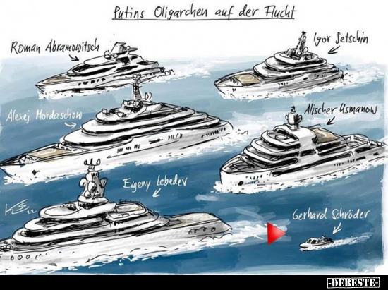 Putins Oligarchen auf der Fluch.. - Lustige Bilder | DEBESTE.de