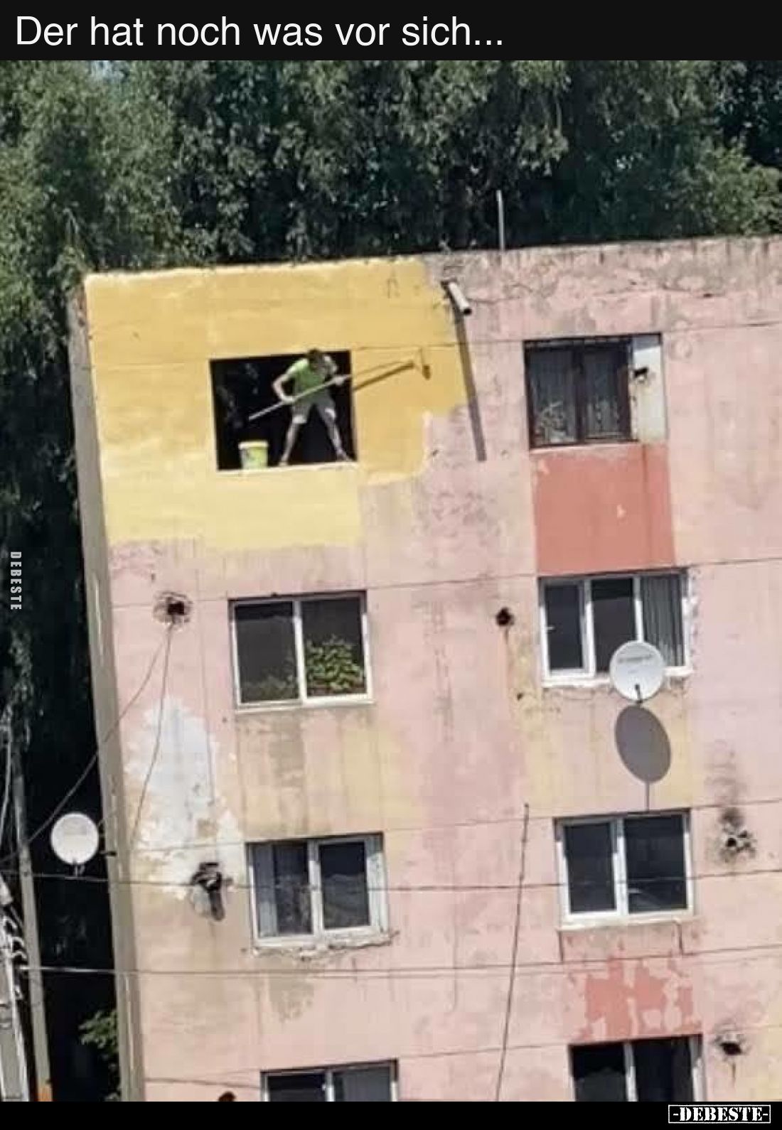 Der hat noch was vor sich...