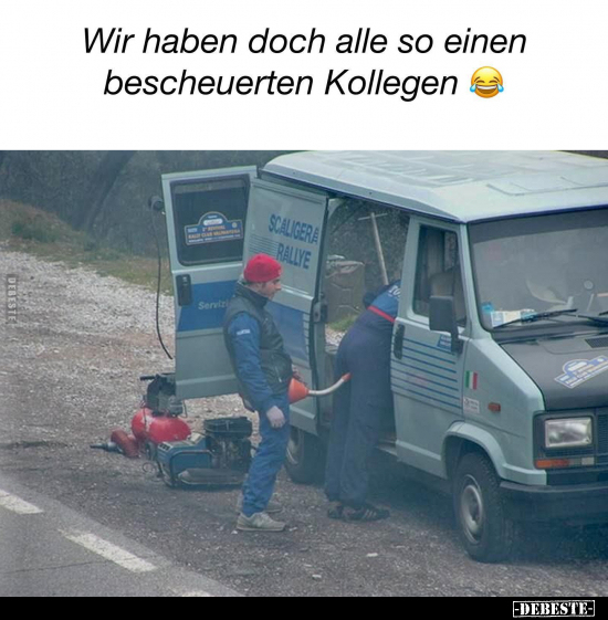 Wir haben doch alle so einen bescheuerten Kollegen... - Lustige Bilder | DEBESTE.de