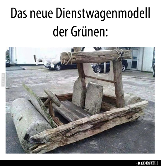 Das neue Dienstwagenmodell der Grünen.. - Lustige Bilder | DEBESTE.de