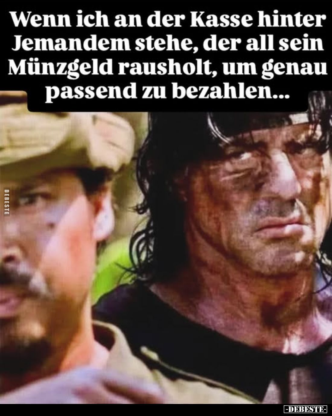 Wenn ich an der Kasse hinter Jemandem stehe, der all sein Münzgeld rausholt, um genau passend zu bezahlen...