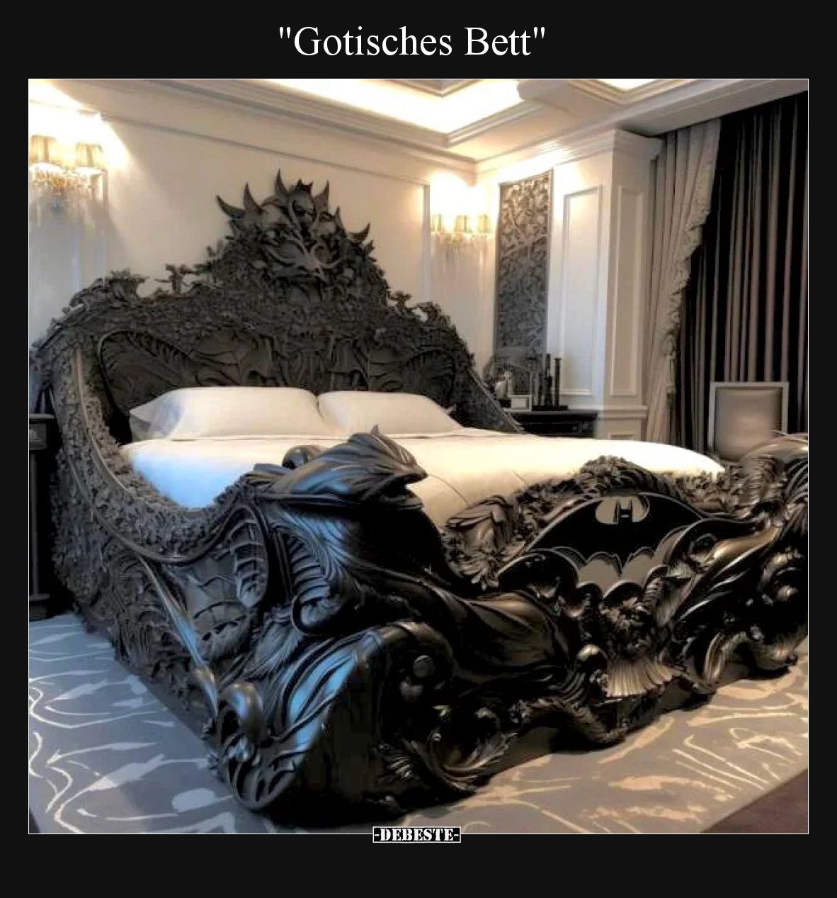 Gotisches Bett