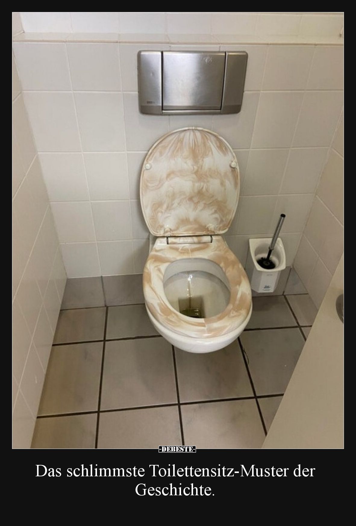 Das schlimmste Toilettensitz-Muster der Geschichte... - Lustige Bilder | DEBESTE.de