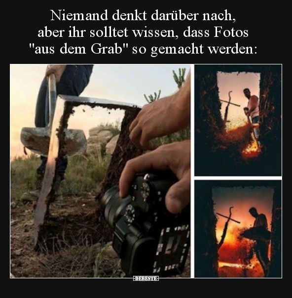 Niemand denkt darüber nach, aber ihr solltet wissen, dass..