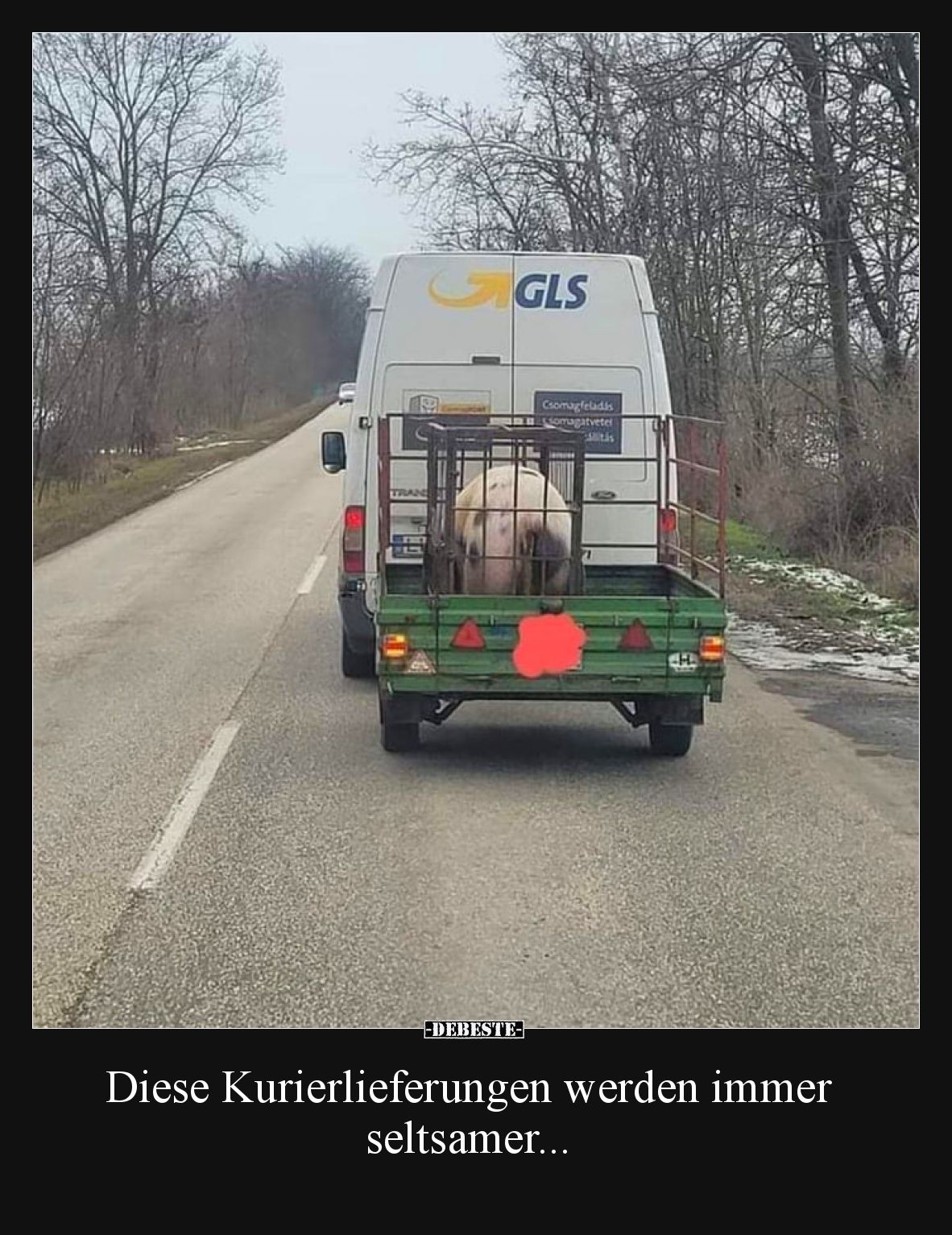 Diese Kurierlieferungen werden immer seltsamer...