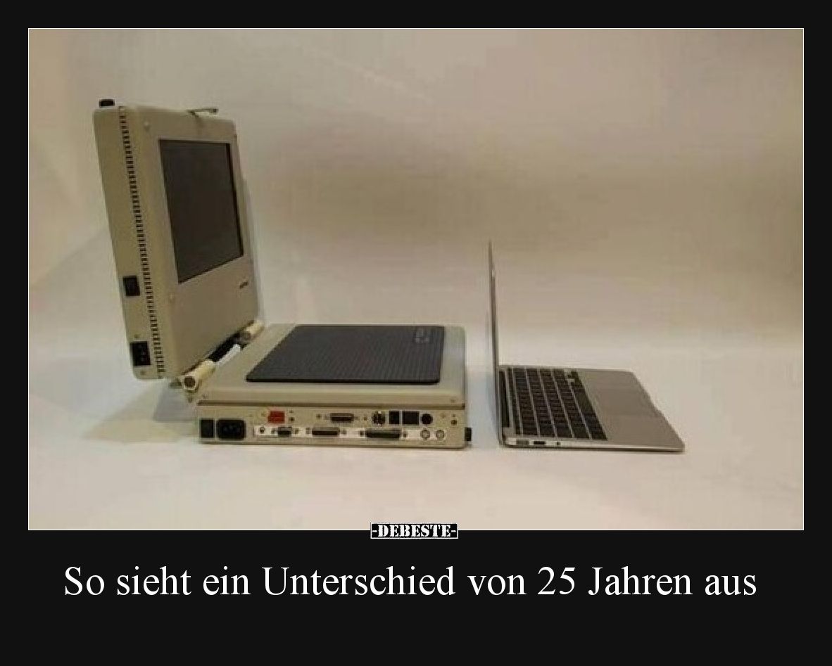 So sieht ein Unterschied von 25 Jahren aus