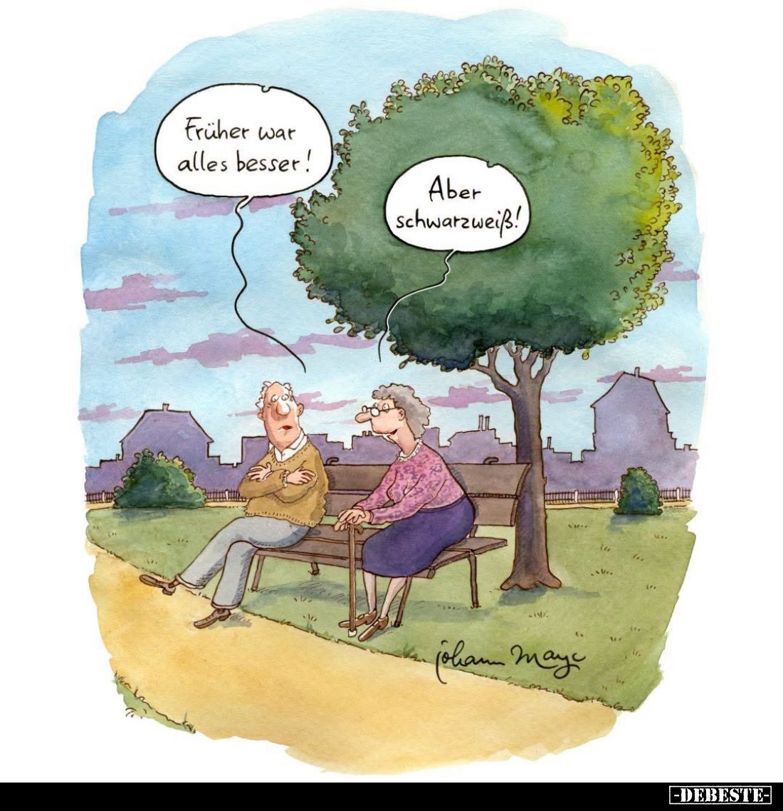 Früher war alles besser!
-
Aber Schwarzweiß!