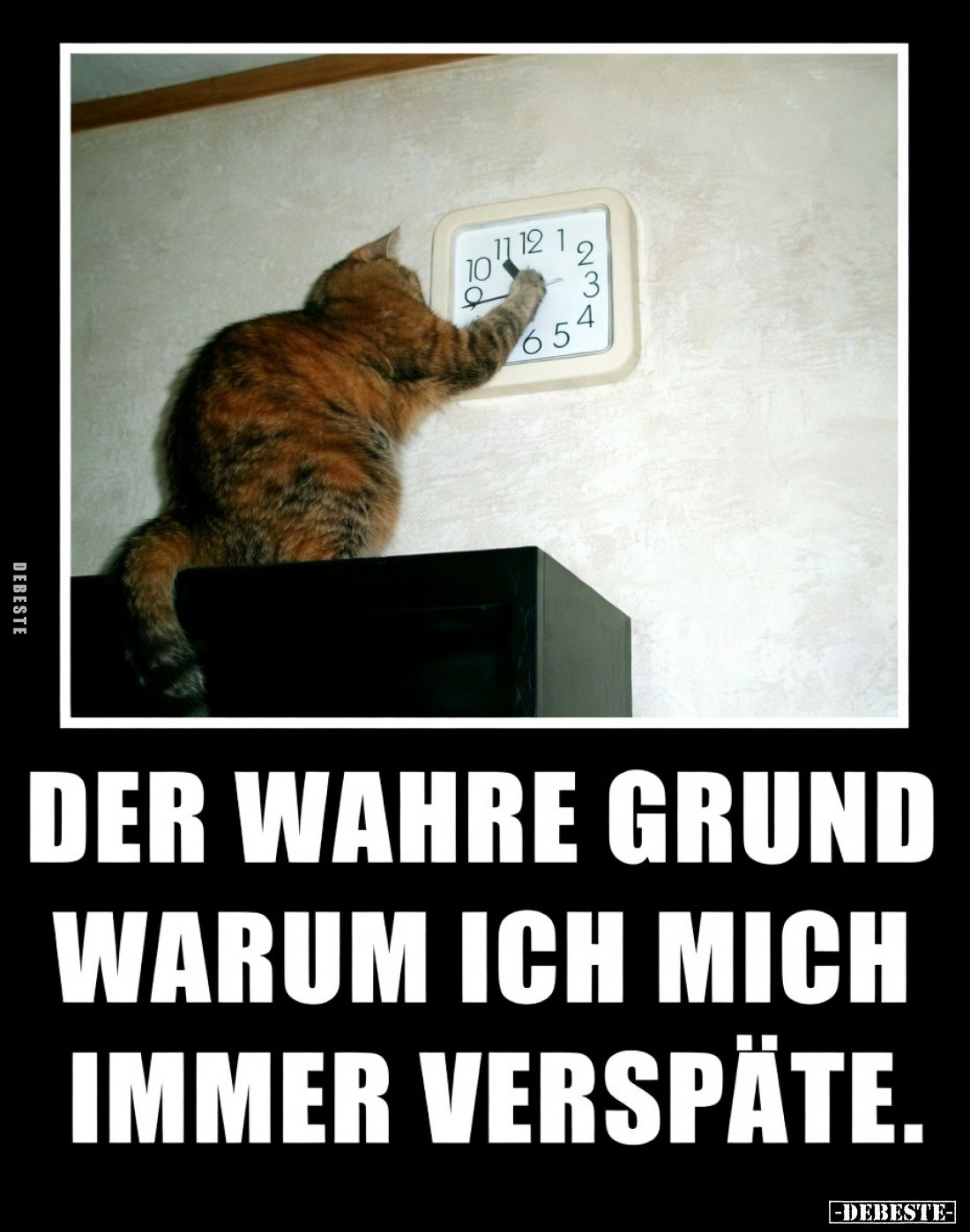 Der wahre Grund, warum ich mich immer verspäte... - Lustige Bilder | DEBESTE.de