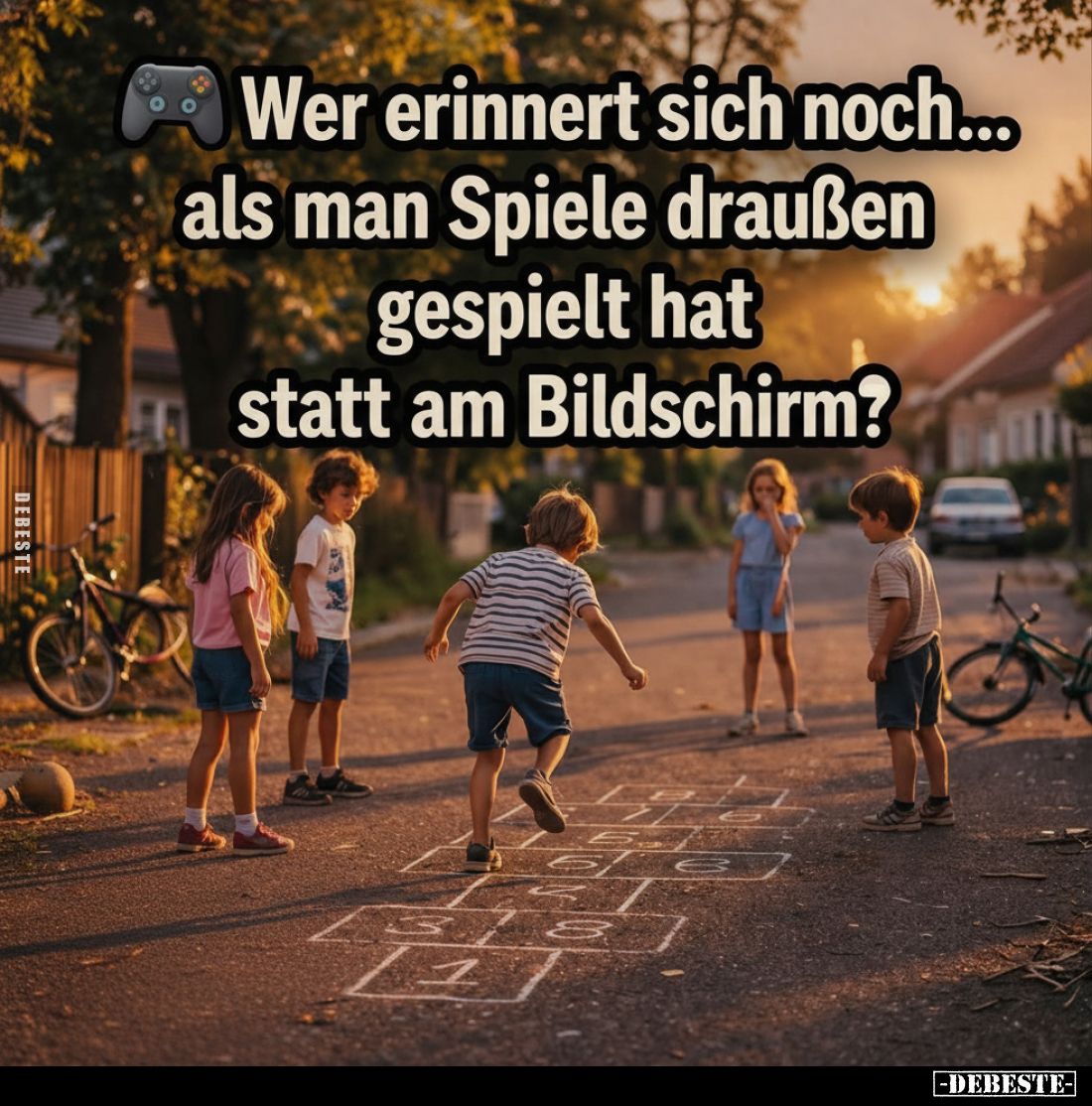 Wer erinnert sich noch... als man Spiele draußen gespielt.. - Lustige Bilder | DEBESTE.de