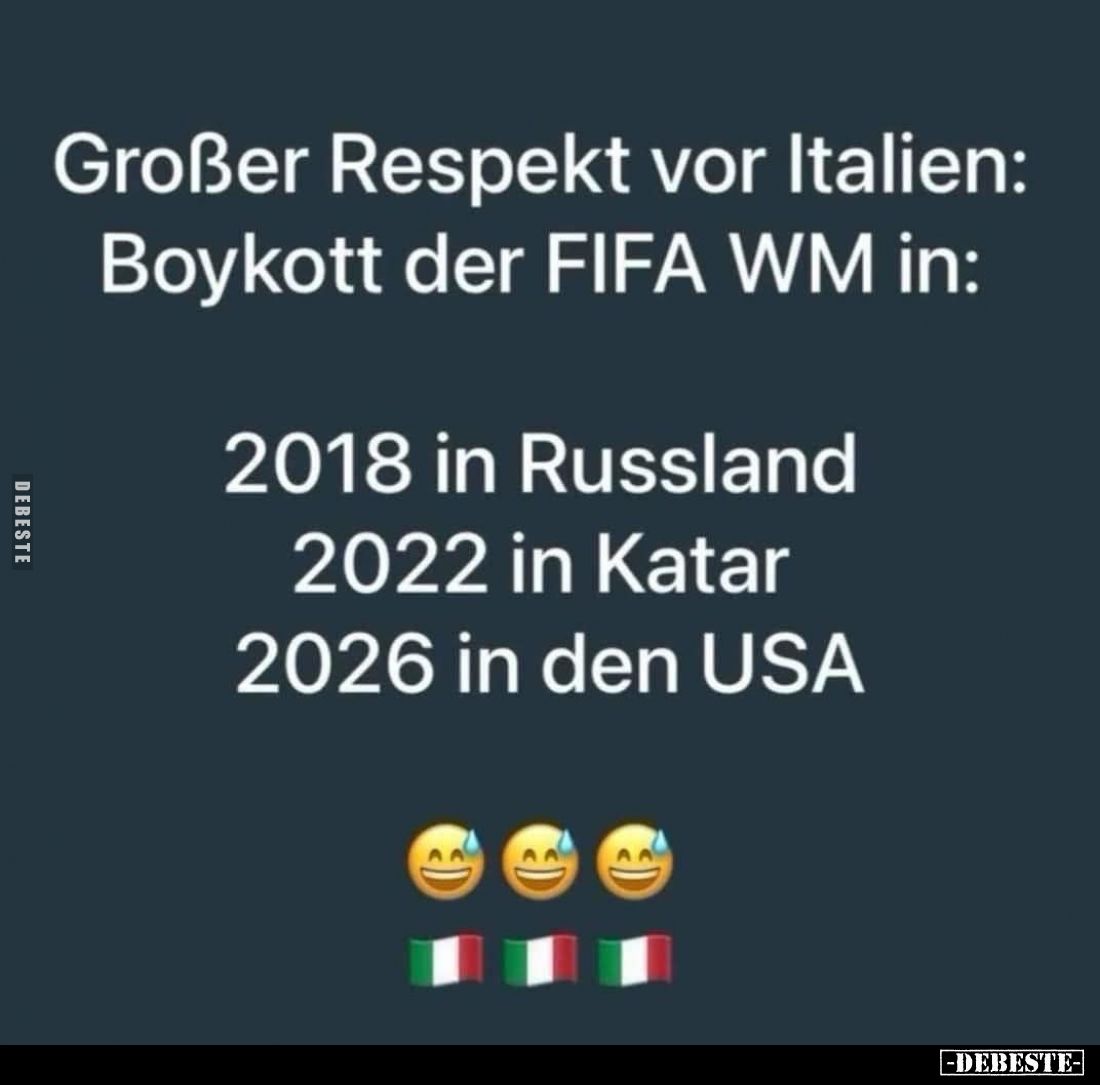 Großer Respekt vor Italien.... - Lustige Bilder | DEBESTE.de