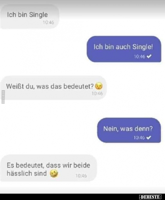 Ich bin Single