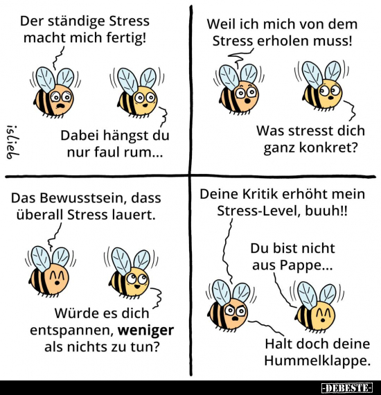 Der ständige Stress macht mich fertig!.. - Lustige Bilder | DEBESTE.de