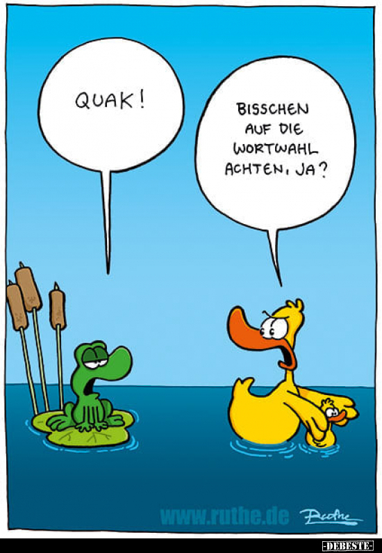 Quak!.. - Lustige Bilder | DEBESTE.de