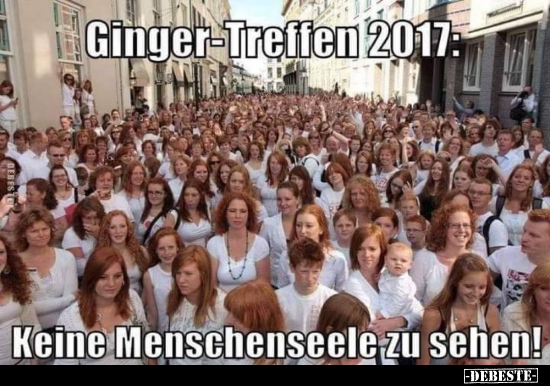 Ginger-Treffen 2017: Keine Menschenseele zu sehen!.. - Lustige Bilder | DEBESTE.de