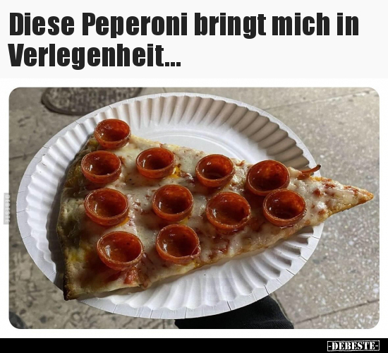 Diese Peperoni bringt mich in Verlegenheit... - Lustige Bilder | DEBESTE.de